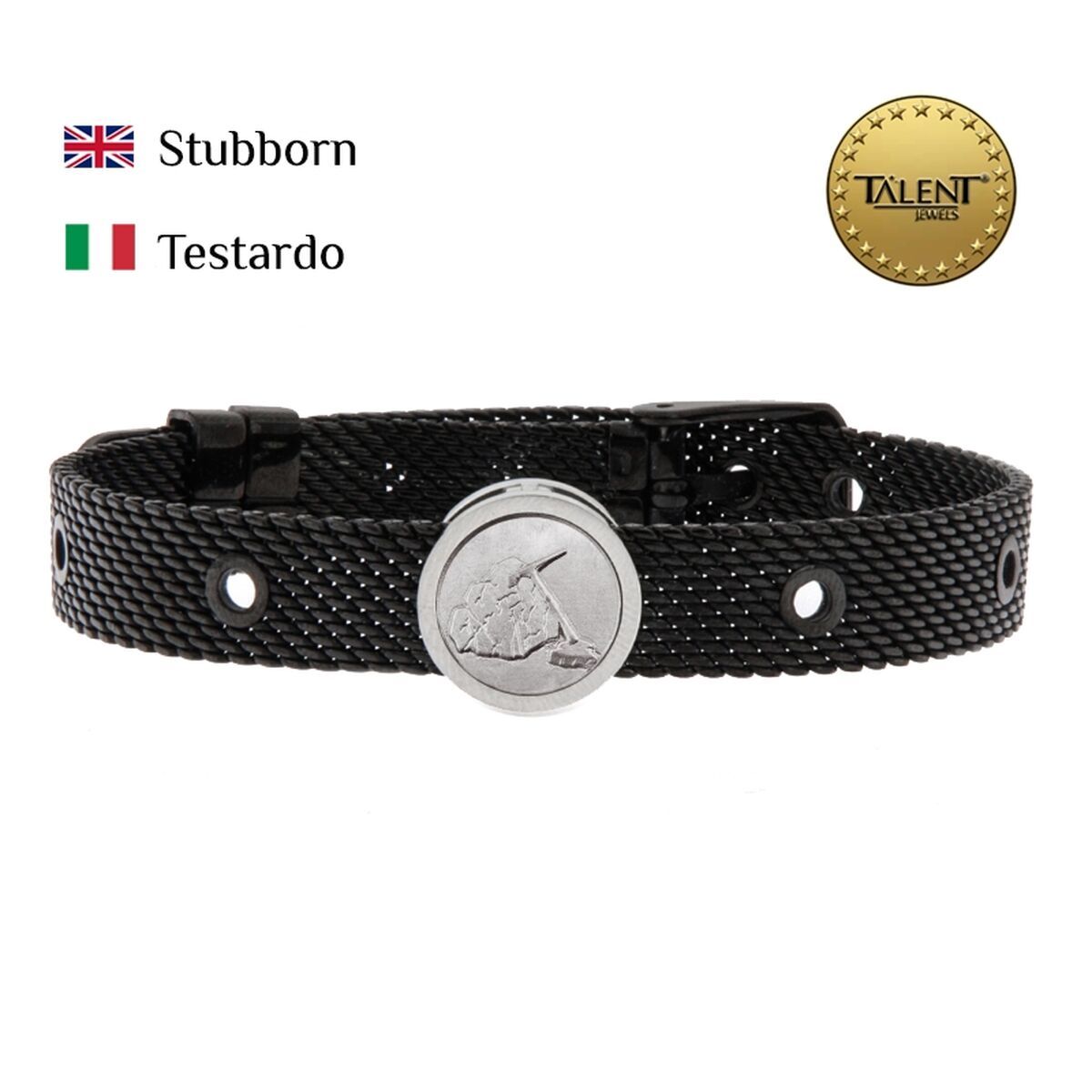 Unisex Bracelet Stubborn Talent Jewels TJA-5-11-03-2-235 Black
