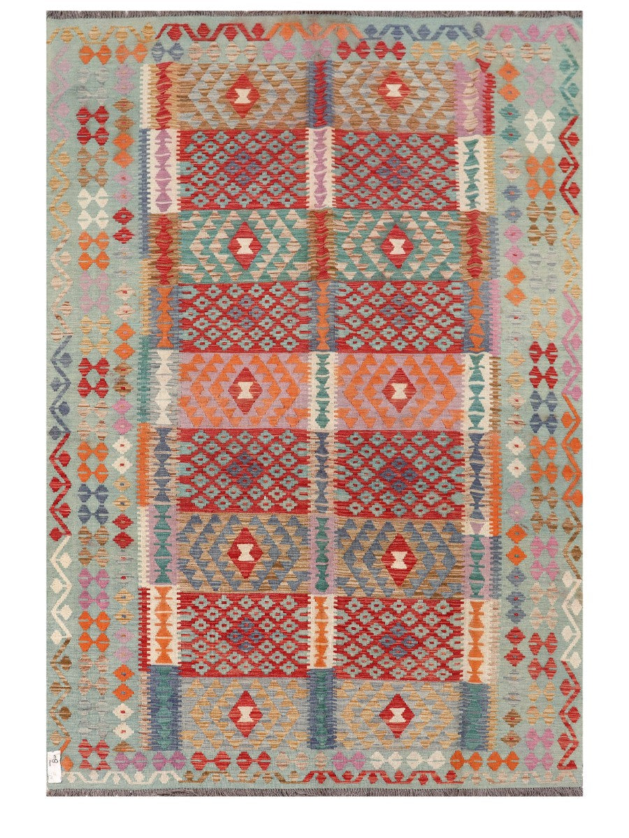 Maimana Afghanistan Kilim Rug - 302 x197 cm