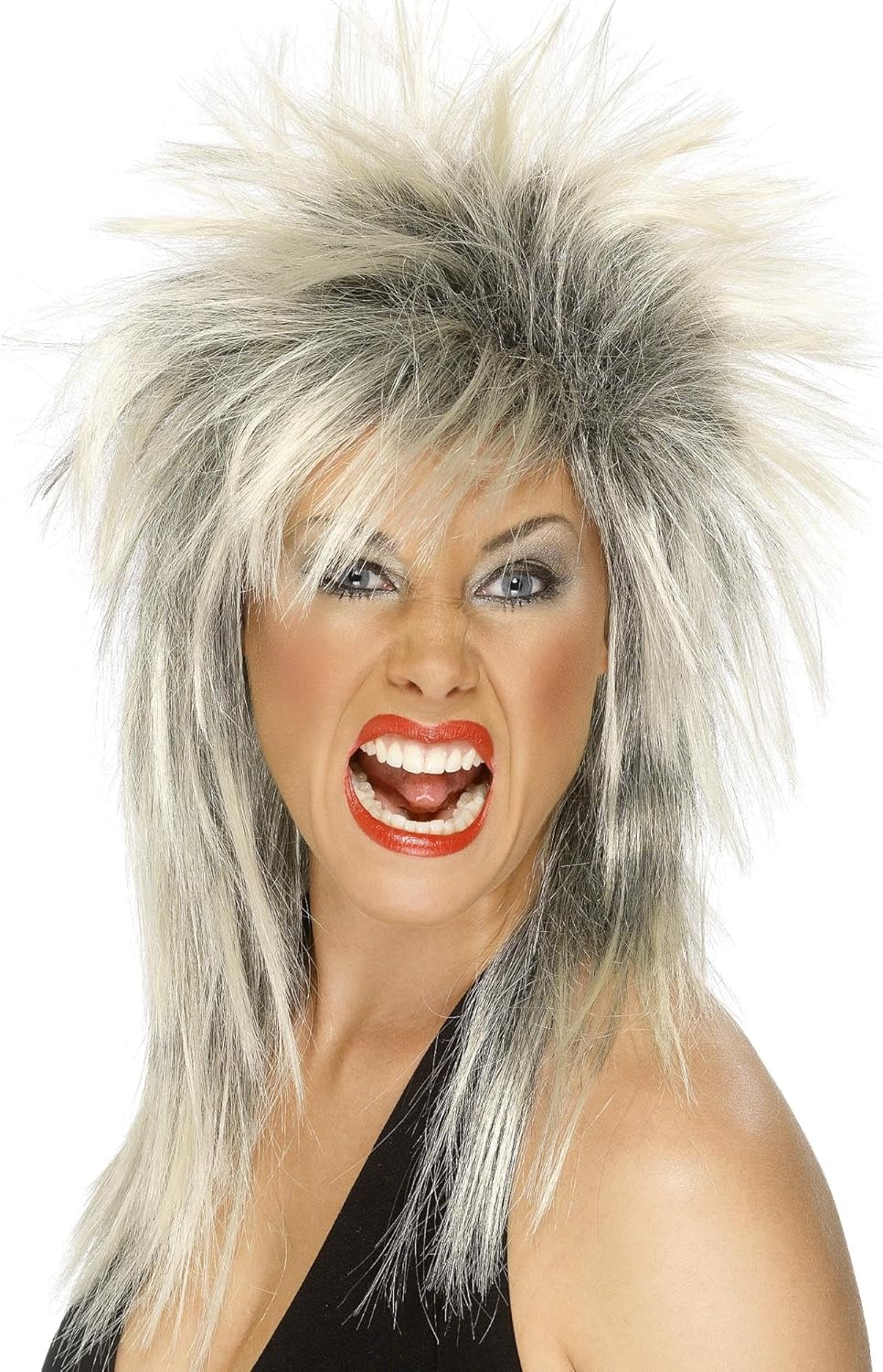 Smiffys Rock Diva Wig, New but open scruffy box