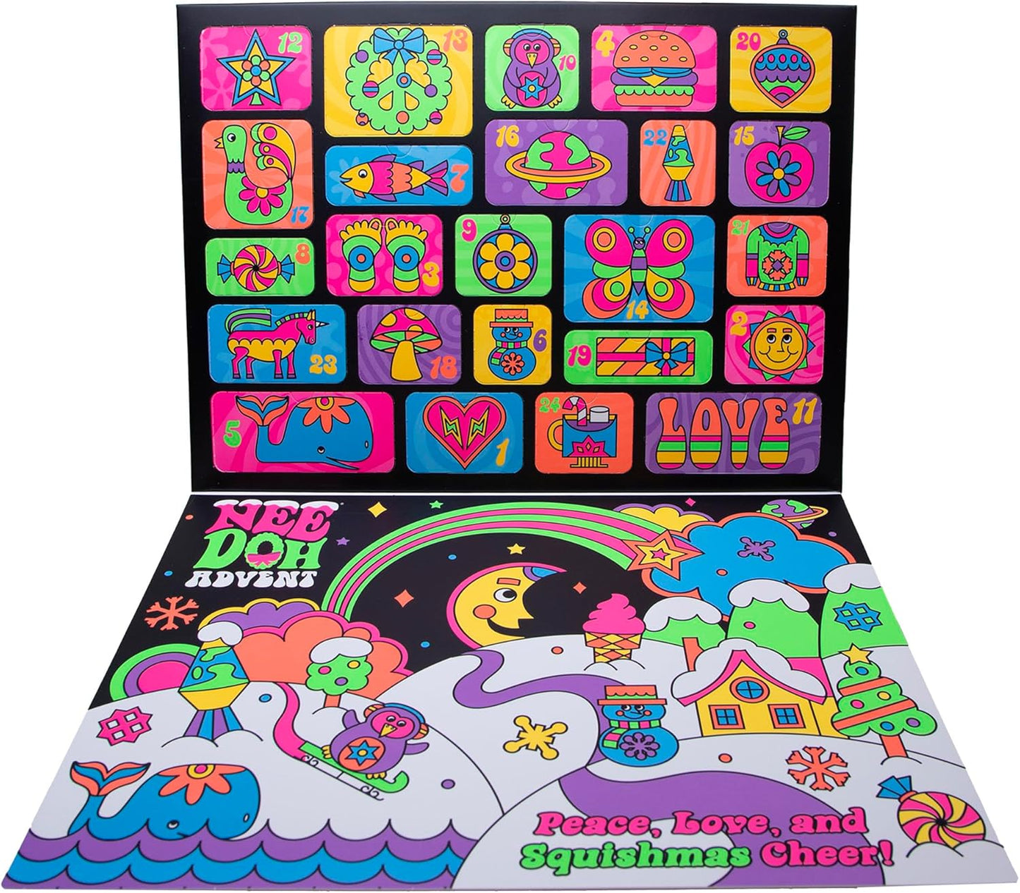 Schylling NeeDoh Squishmas Advent Calendar