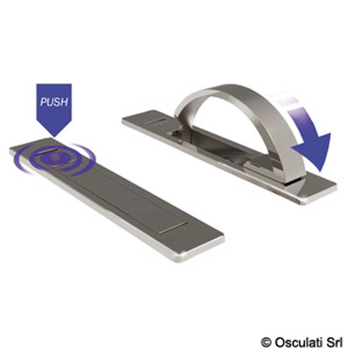 Osculati Deluxe 2 Pull Latch 112 x 21mm 831125