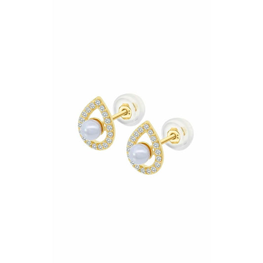 Ladies' Earrings Lotus HIN00095 Golden