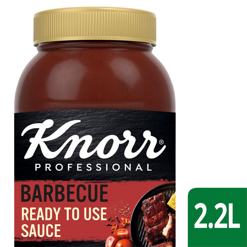 2 x Knorr Professional Barbecue Ready To Use Sauce 2.2L