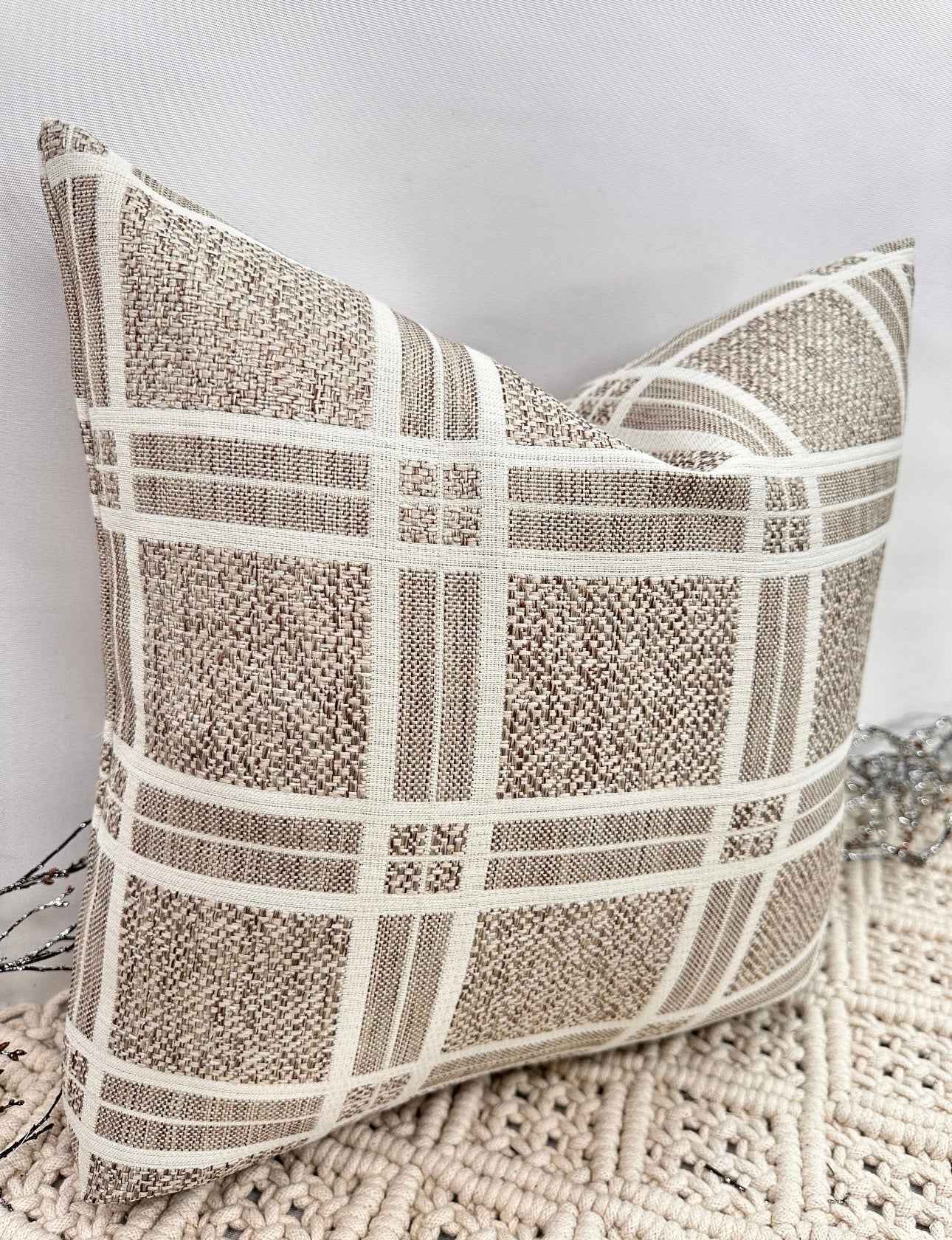 The Couture Cushion - The Beige Asceno - Style No. 186