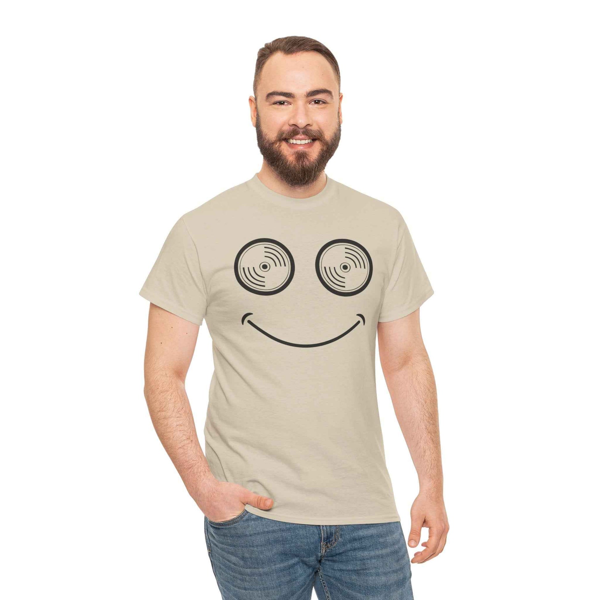 Vinyl Makes Me Happy Men's T-Shirt