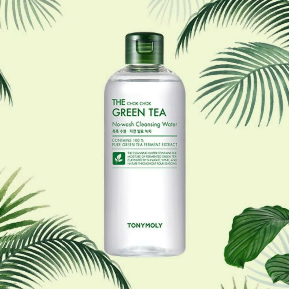 Tonymoly The Chok Chok Green Tea Cleansing Water - Korean Skincare
