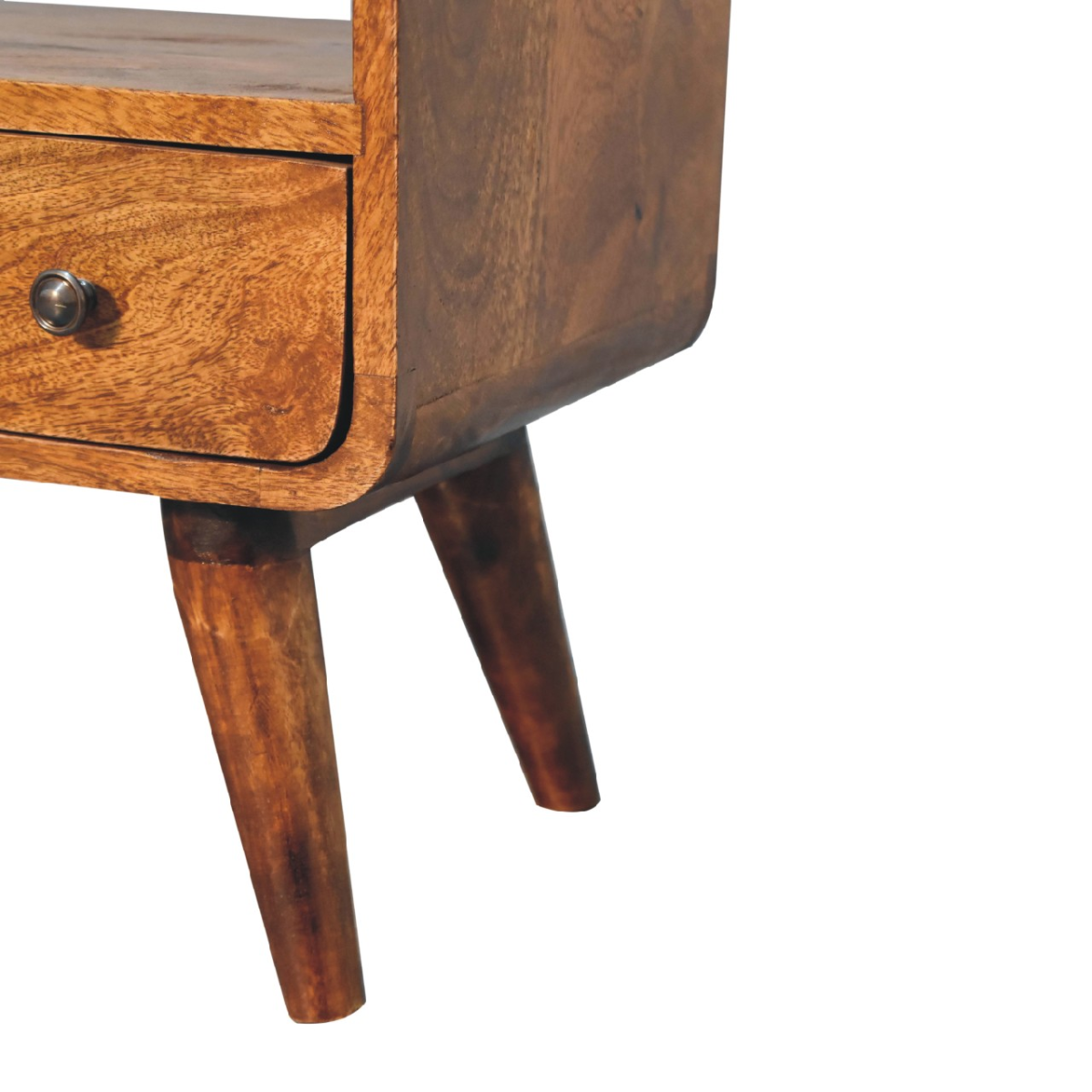Artisan Furniture Solid Wood Mini Chestnut Curved Media Unit