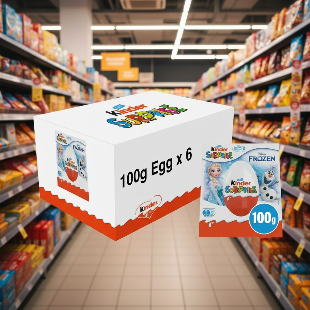 6 x Kinder Surprise Easter Egg - 100GM