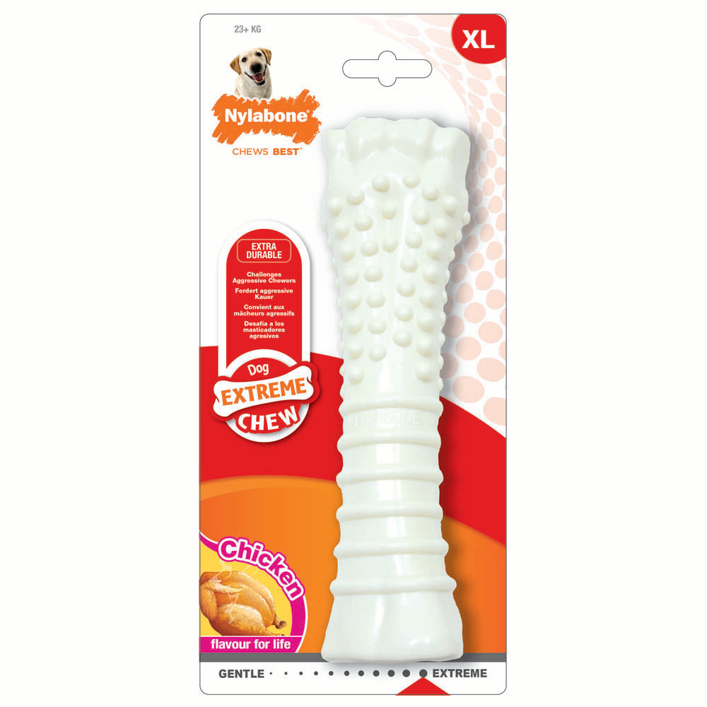 Nylabone Extreme Chew Textured Chicken Xlarge
