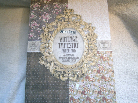 a4 paper pad 48sheets vintage tapestry