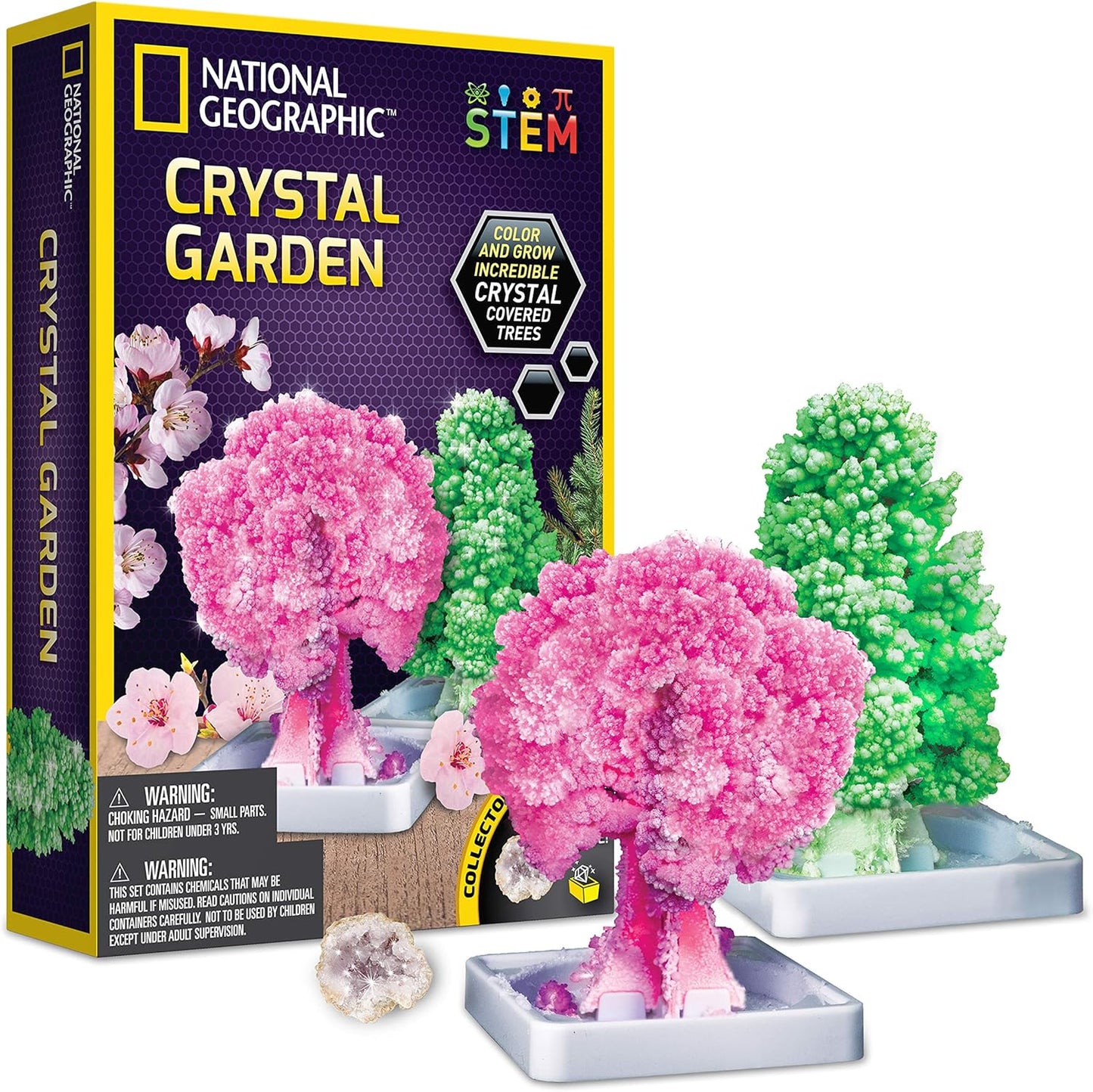 Bandai National Geographic Garden Start Growing Crystals, New but open box