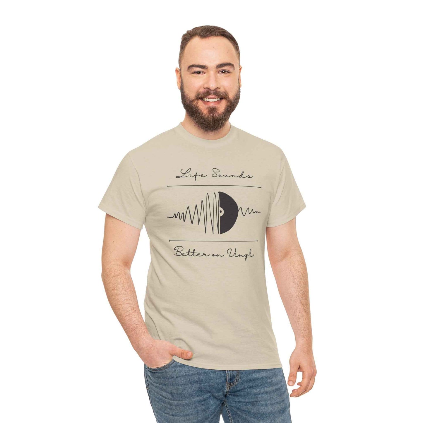 'Life Sounds Better on Vinyl' Men's T-Shirt