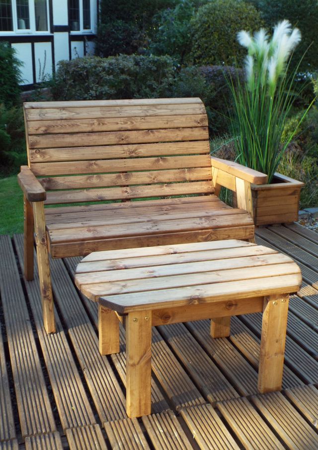 Charles Taylor Trading Deluxe Bench Set Without Cushion Brown