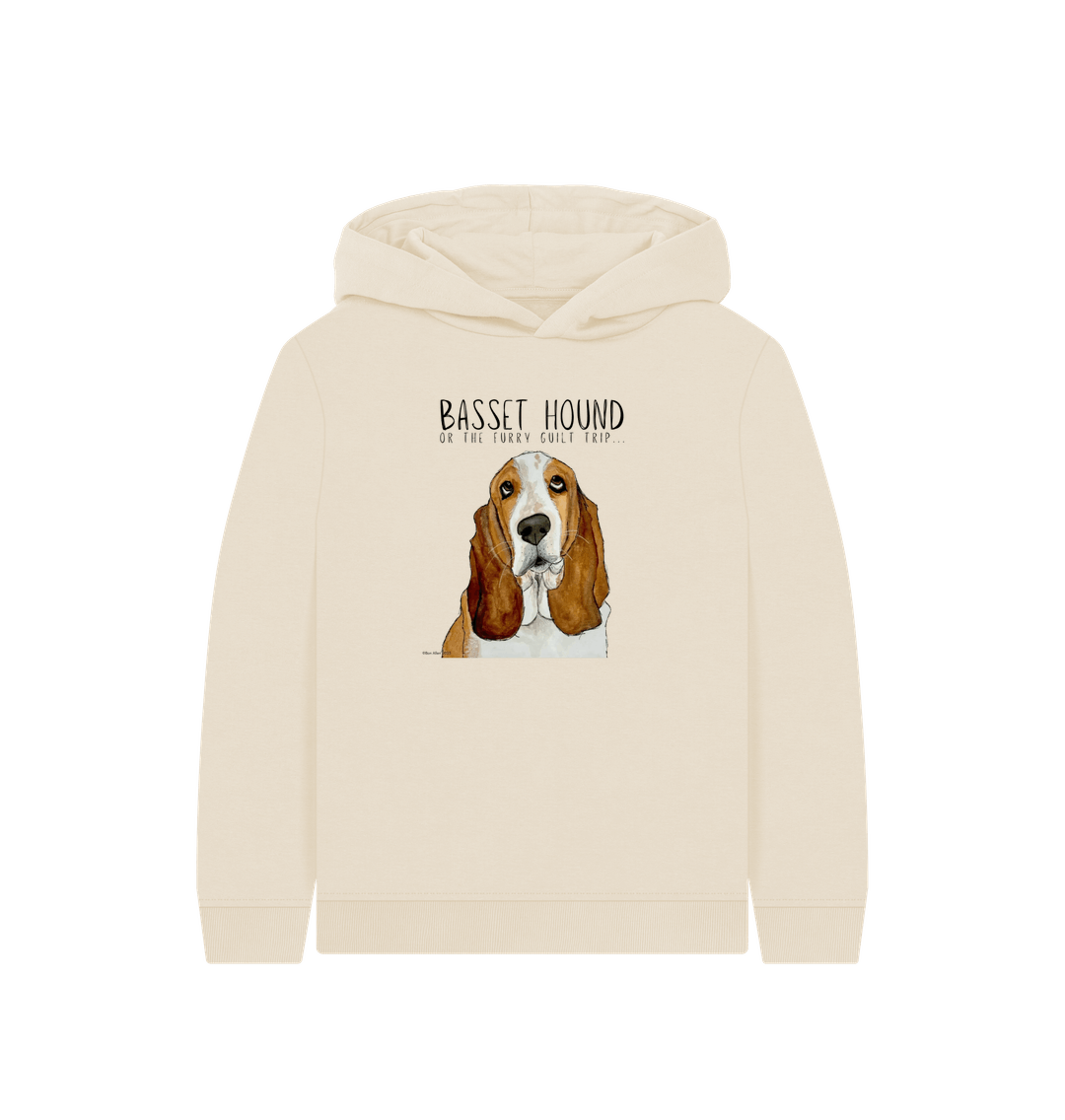 Basset Hound Child’s Hoodie: The Ultimate Guilt Trip, Now in Hoodie Form!
