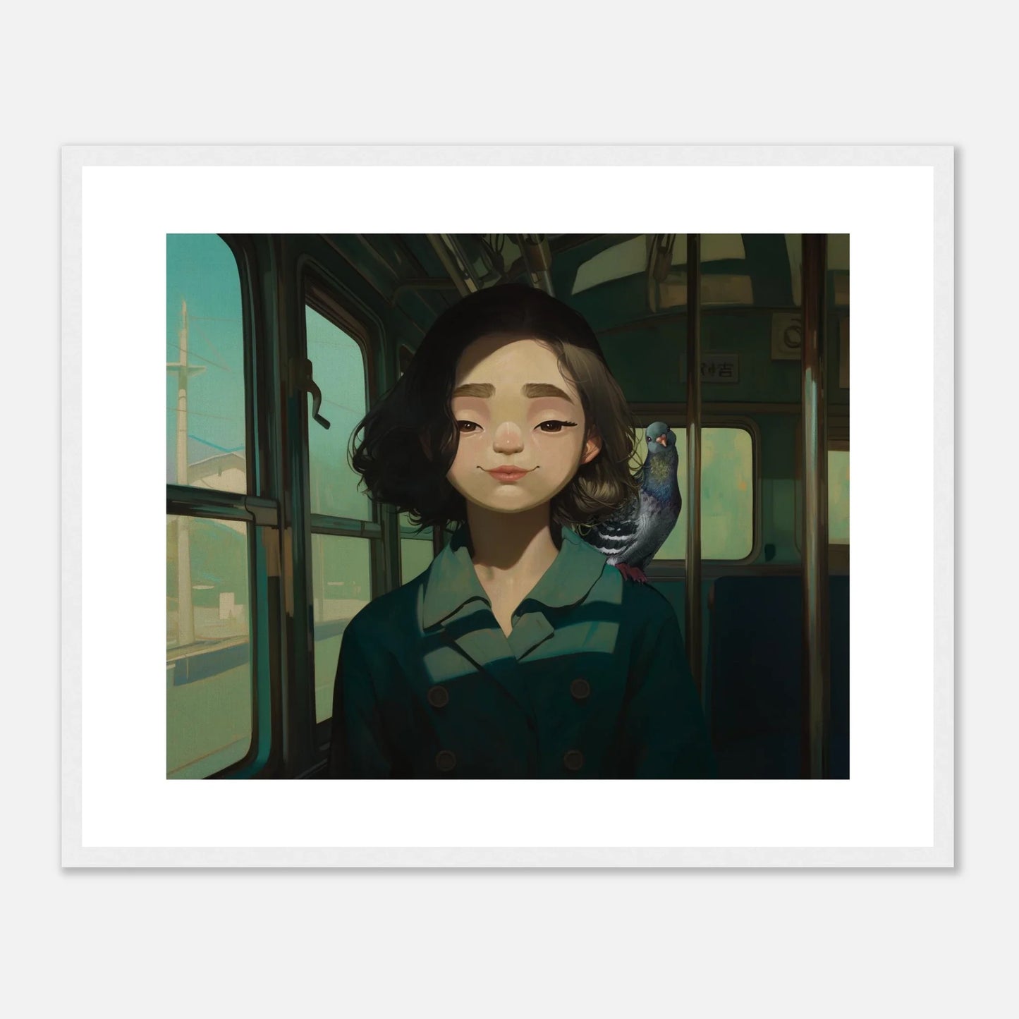 Bebe Wahyu - 'Joyful Journey' Framed Print