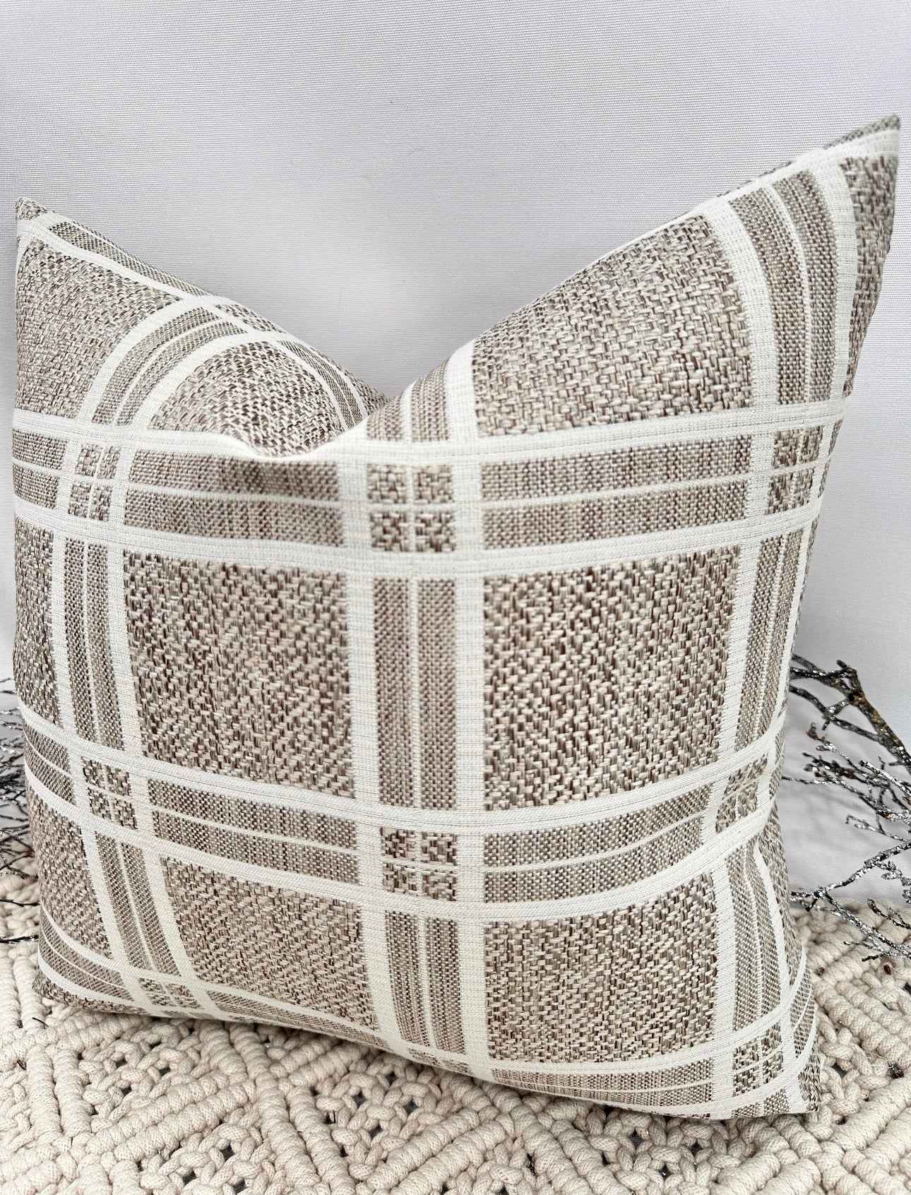 The Couture Cushion - The Beige Asceno - Style No. 186