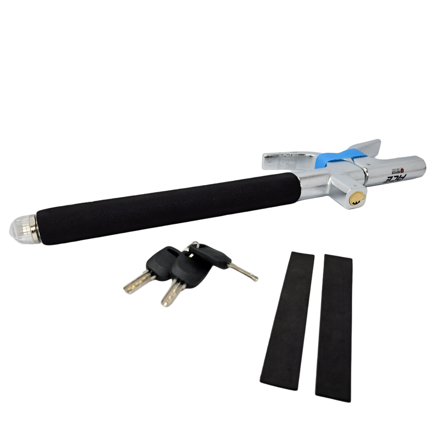 ACE Car Steering Wheel Lock, heavy-duty, adjustable, double hook steering lock with emergency exit