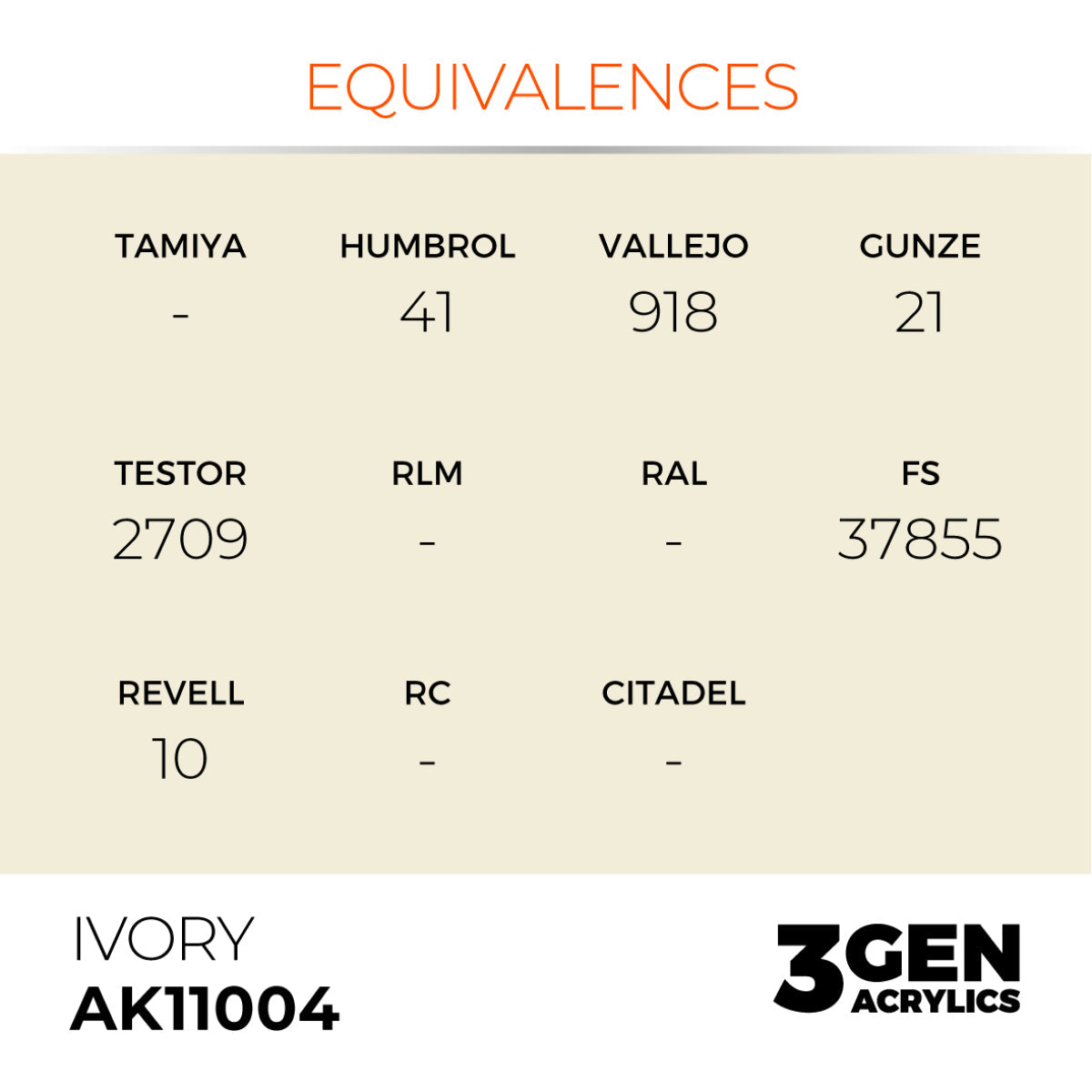 AK Interactive 3G - Ivory 17ml (AK11004)