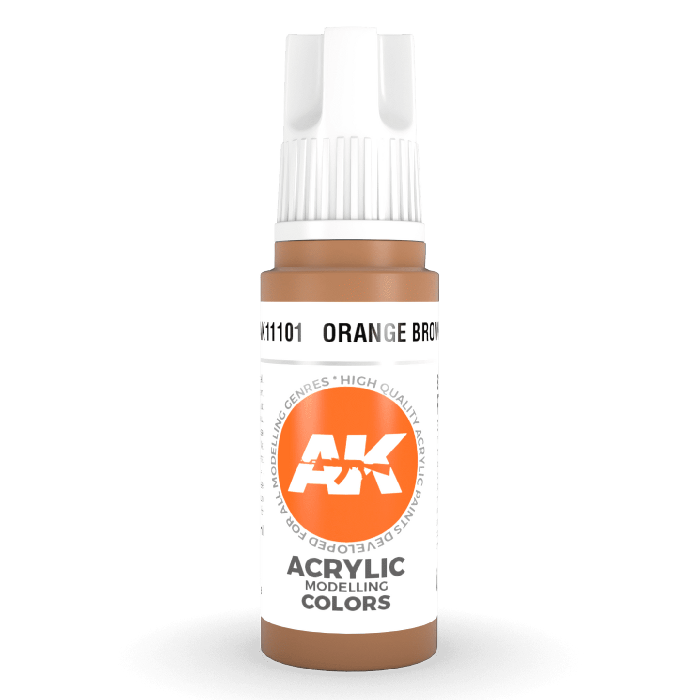 AK Interactive 3rd Gen Acrylic - Orange Brown 17ml (AK11101)