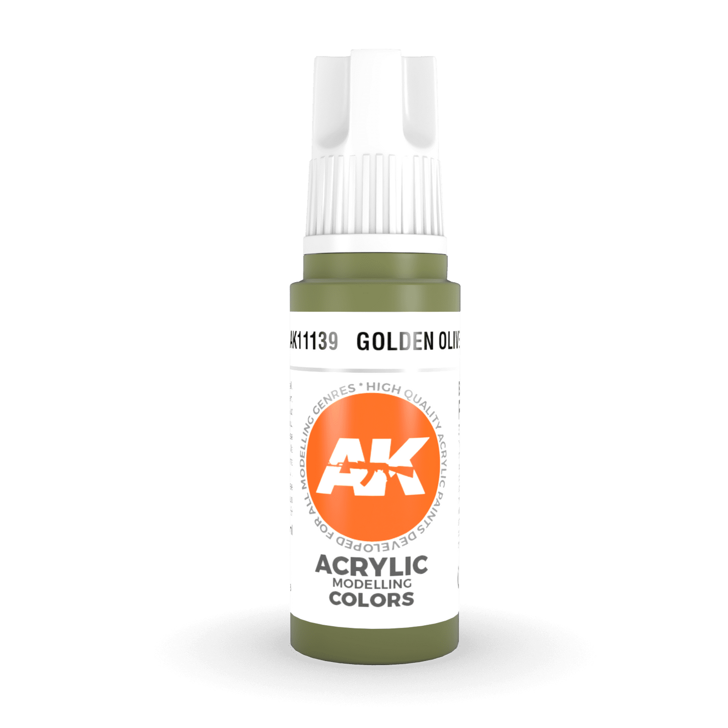 AK Interactive 3rd Gen Acrylic - Golden Olive 17ml (AK11139)