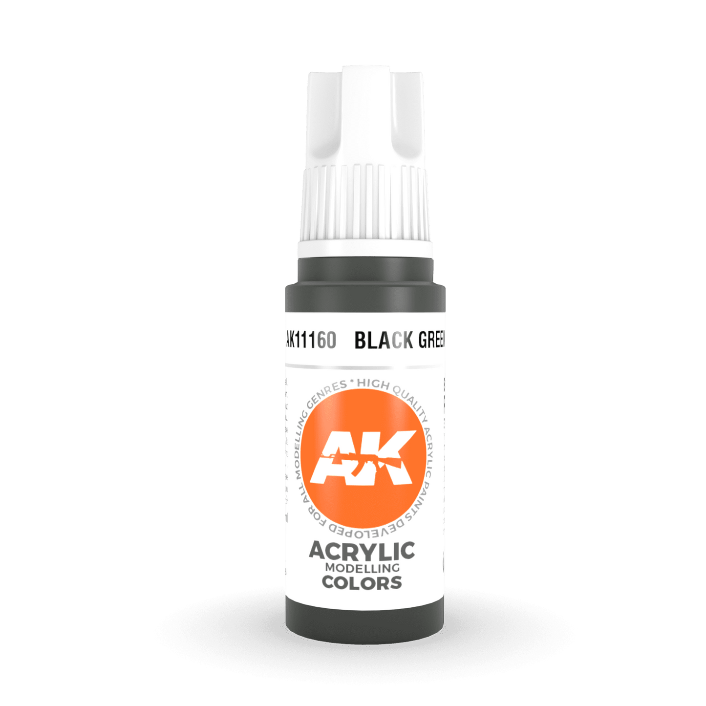 AK Interactive 3rd Gen Acrylic - Black Green 17ml (AK11160)