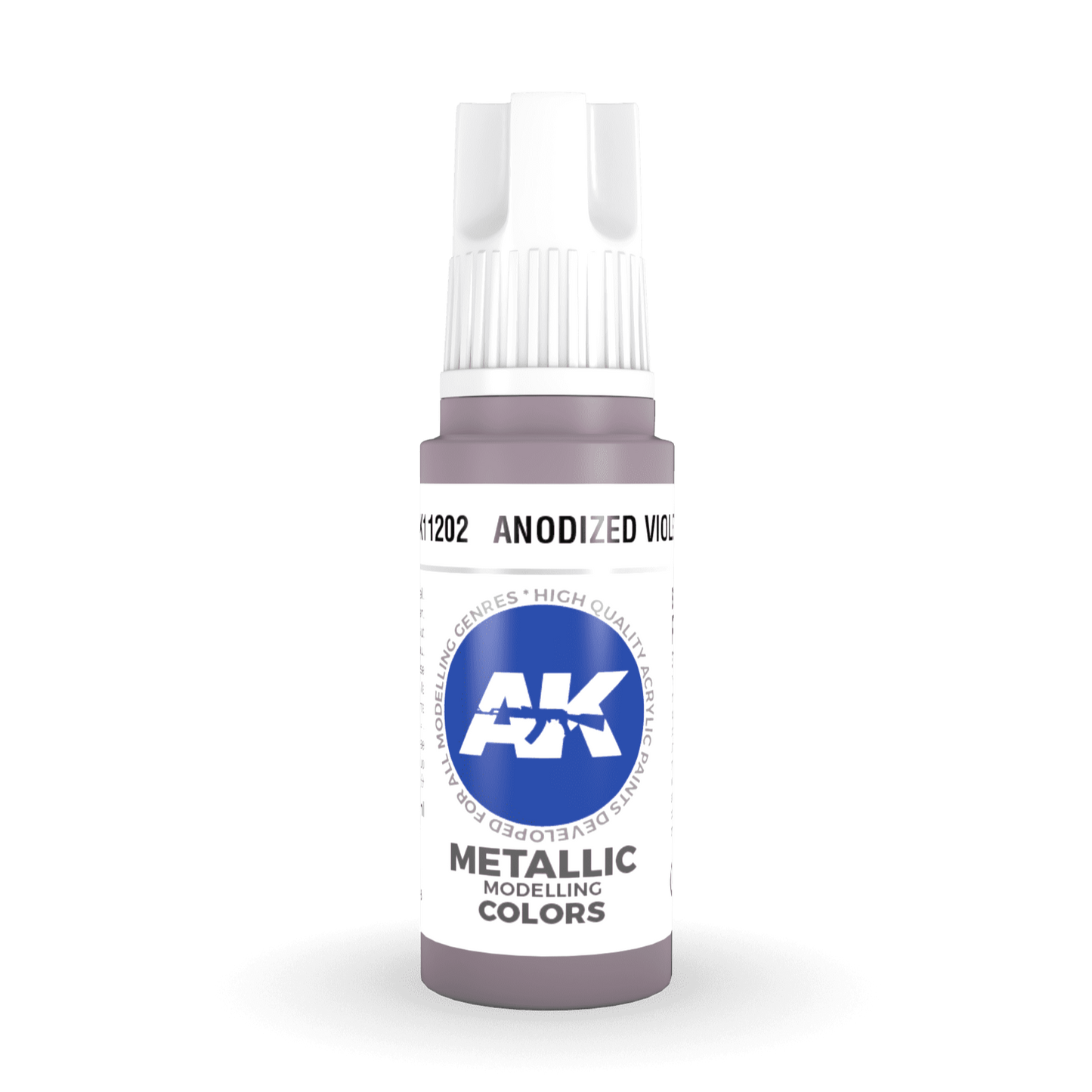 AK Interactive 3rd Gen Acrylic - Anodized Violet 17ml AK11202