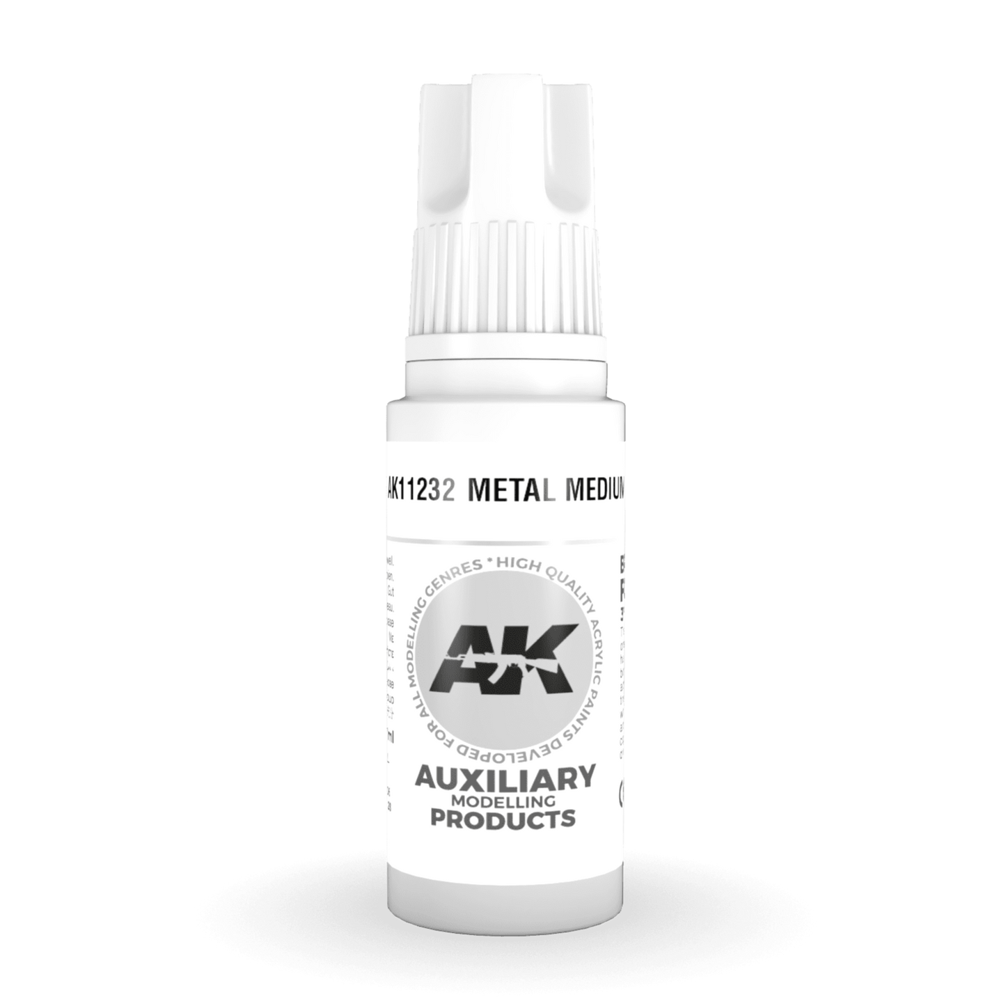AK Interactive 3rd Gen Acrylic - Metal Medium 17ml AK11232