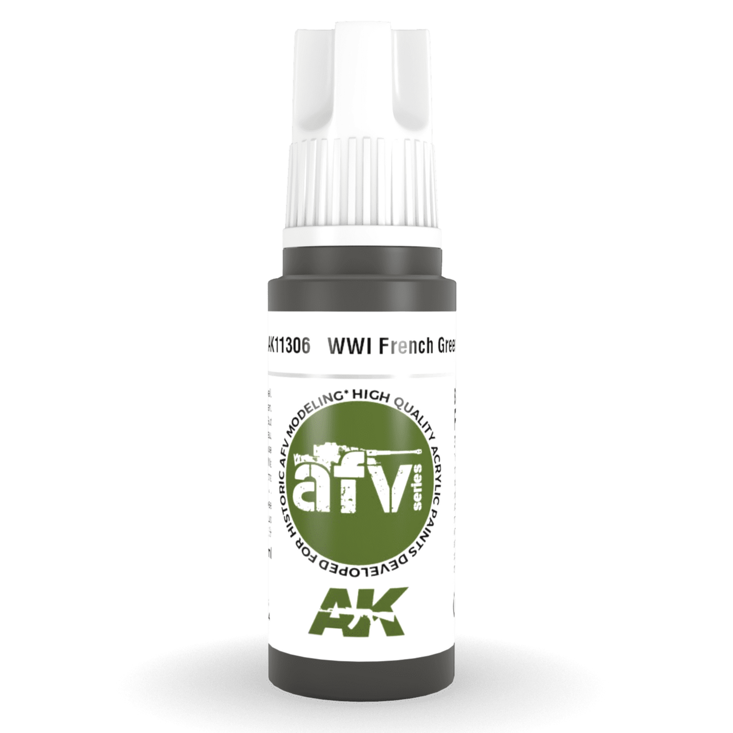 AK Interactive 3rd Gen Acrylic - WWI French Green 2 17ml (AK11306)