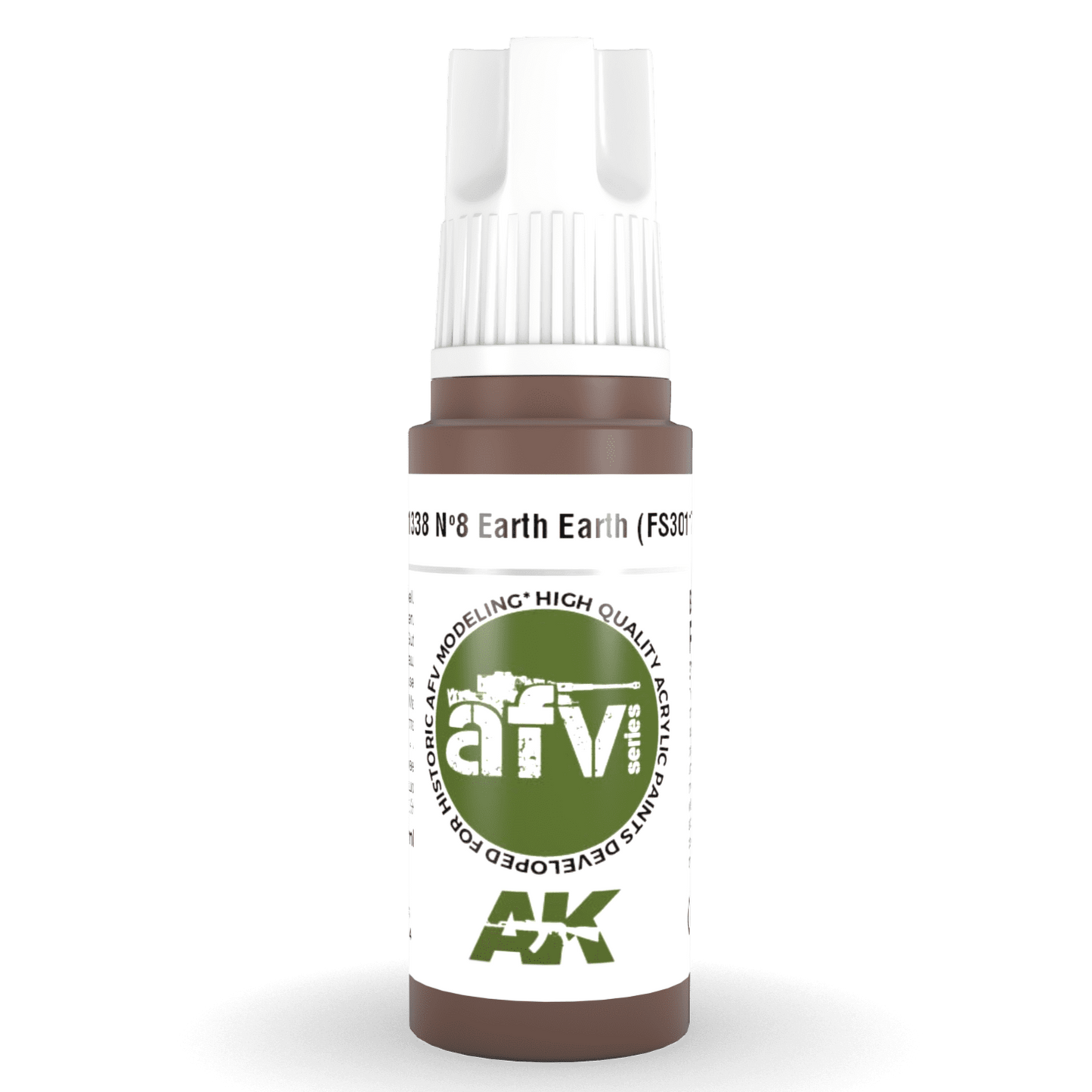 AK Interactive 3rd Gen Acrylic - Nº8 Earth Red (FS30117) 17ml AK11338