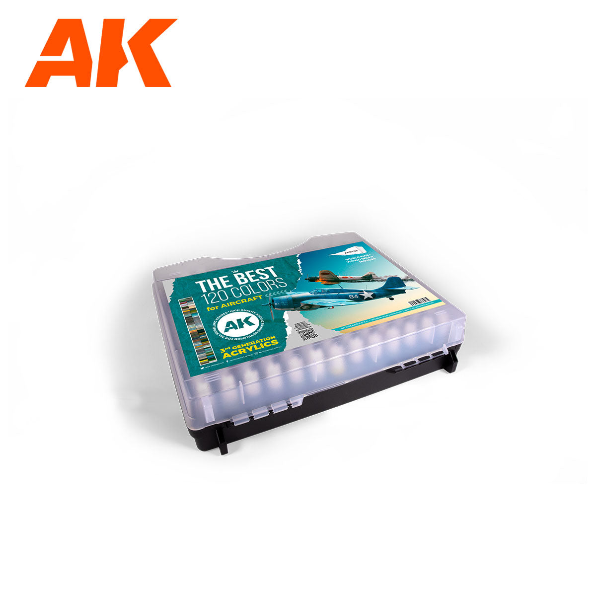 AK Interactive: The Best 120 Colors for Aircraft - AK11706