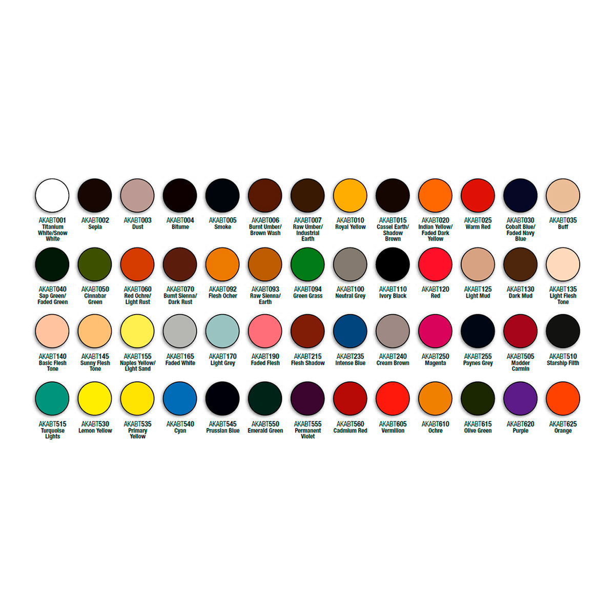 AK Interactive Special Box Full Range Abteilung 502 Oils (AKABT1000)