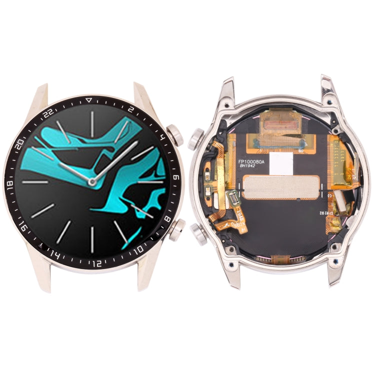 LCD Screen and Digitizer Full Assembly With Frame for Huawei Watch GT 2 46mm, For Huawei Watch GT 2 46mm(Black), For Huawei Watch GT 2 46mm(Silver), For Huawei Watch GT 2 46mm(Grey)