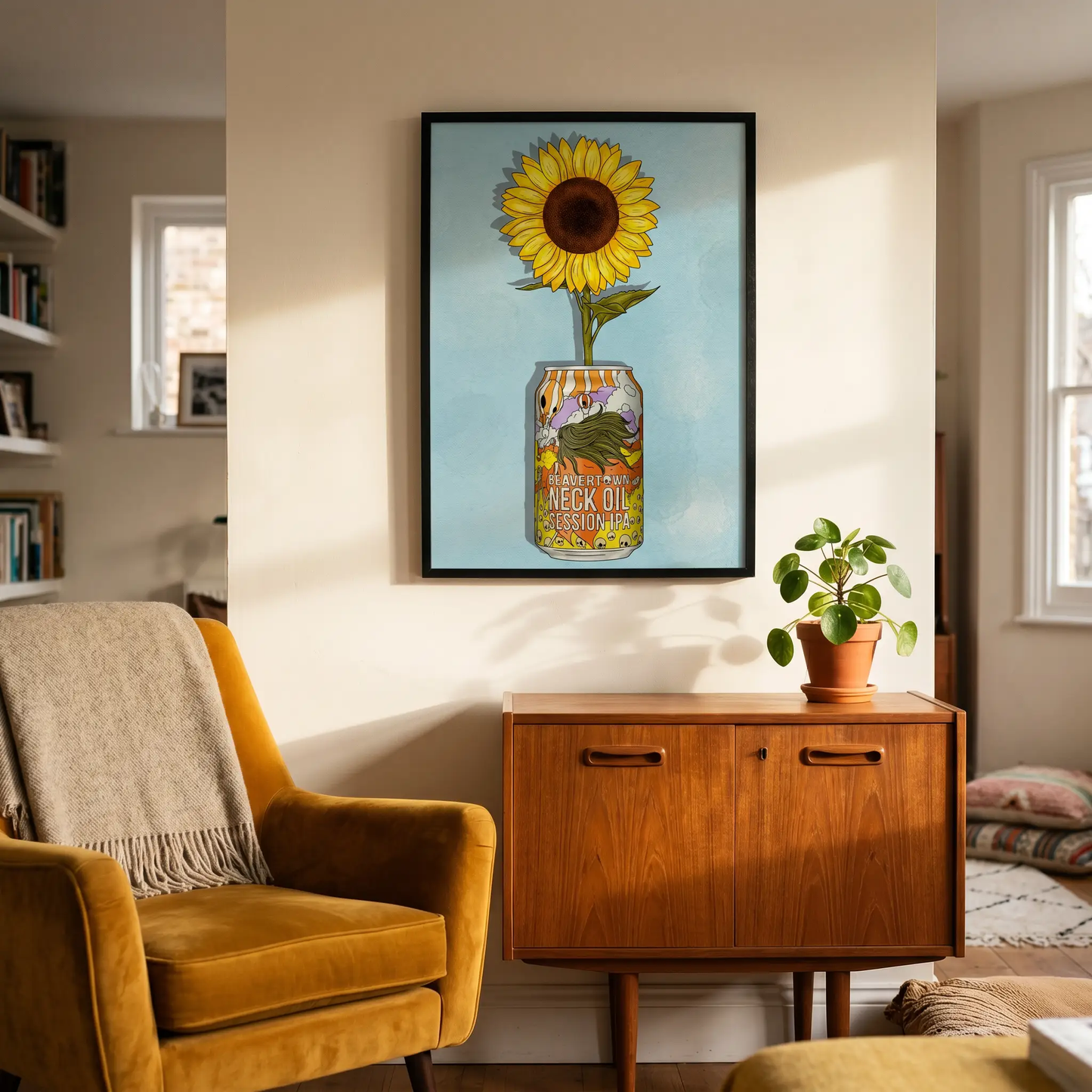 Beavertown & Flowers - A5 Print