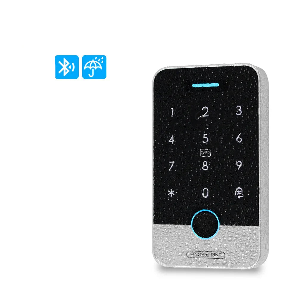 Waterproof Bluetooth  Fingerprint Access Controller, Touch Keypad, Door Opener System