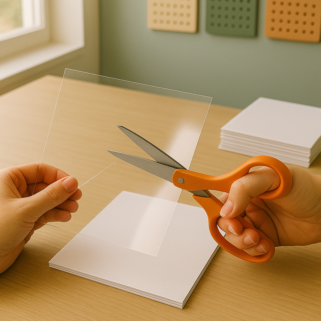 100 x A4 Clear Acetate Sheets ā 140 Micron Transparent Film for Craft, Covers & Displays