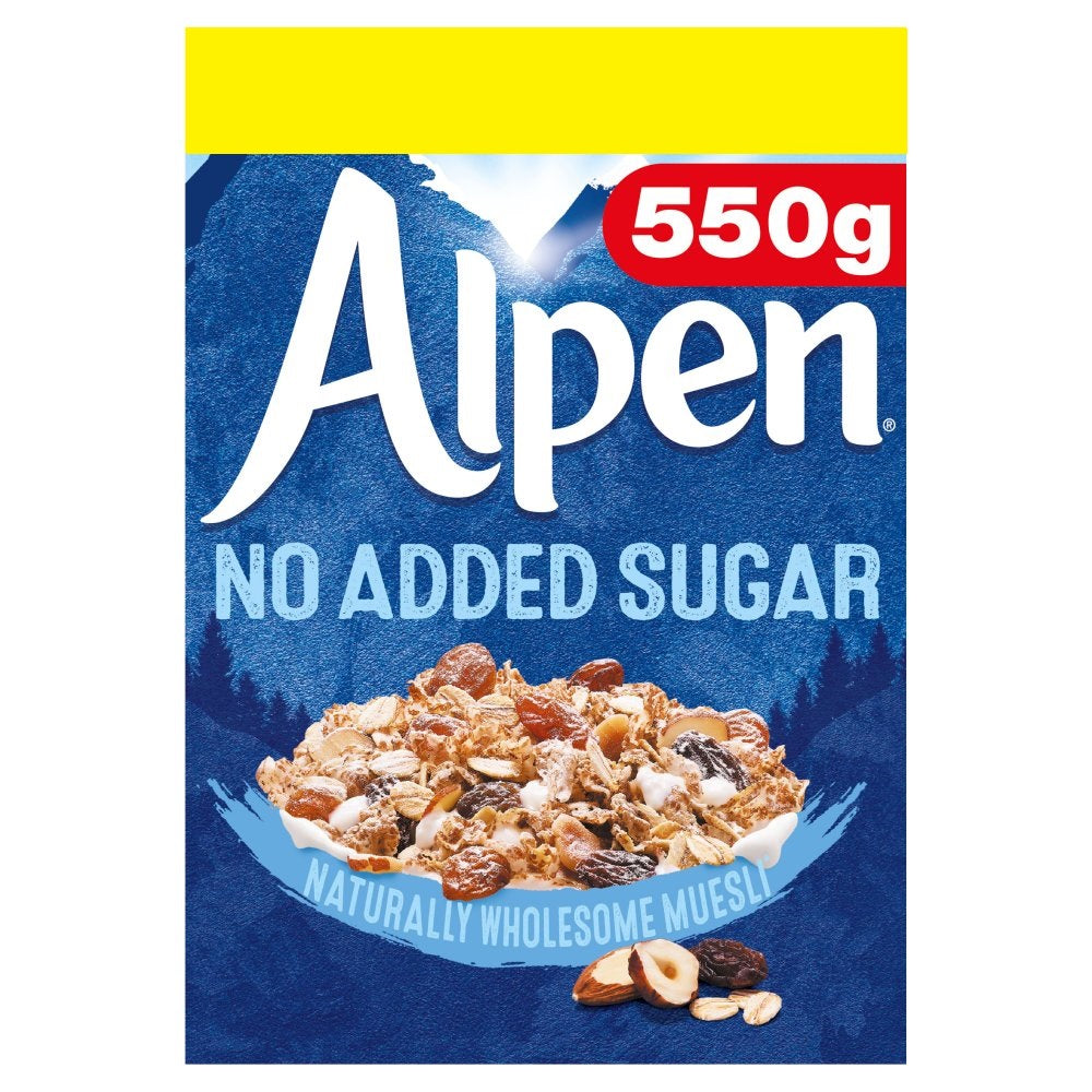 Alpen No Added Sugar PMP 550g (Case of 6)