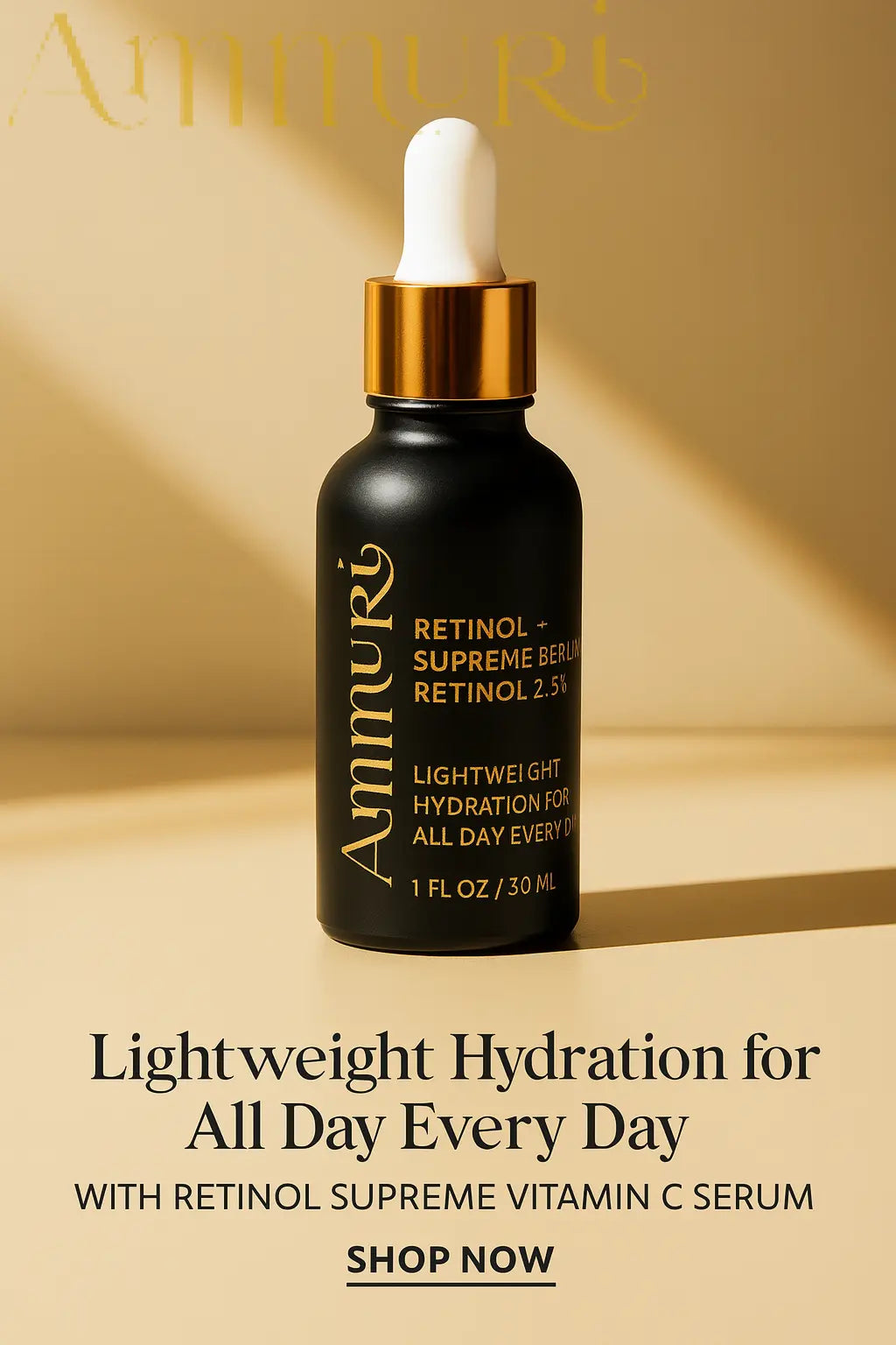 Ammuri Retinol 2.5% Supreme Serum β Gentle Anti-Ageing Treatment | 30ml