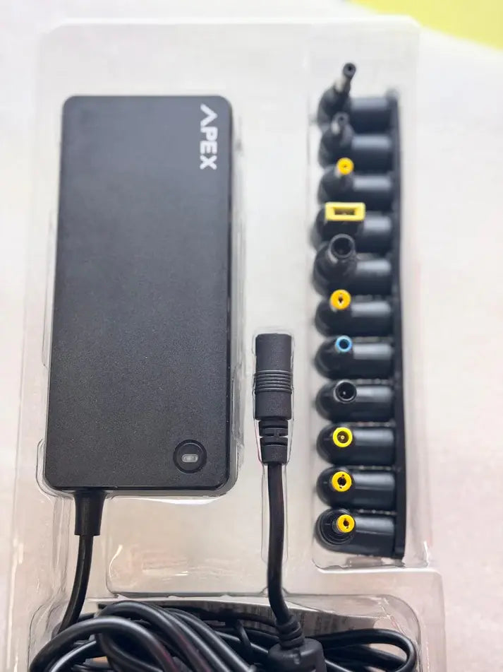 Apex 65W Universal Laptop Charger with 11 Series Tips