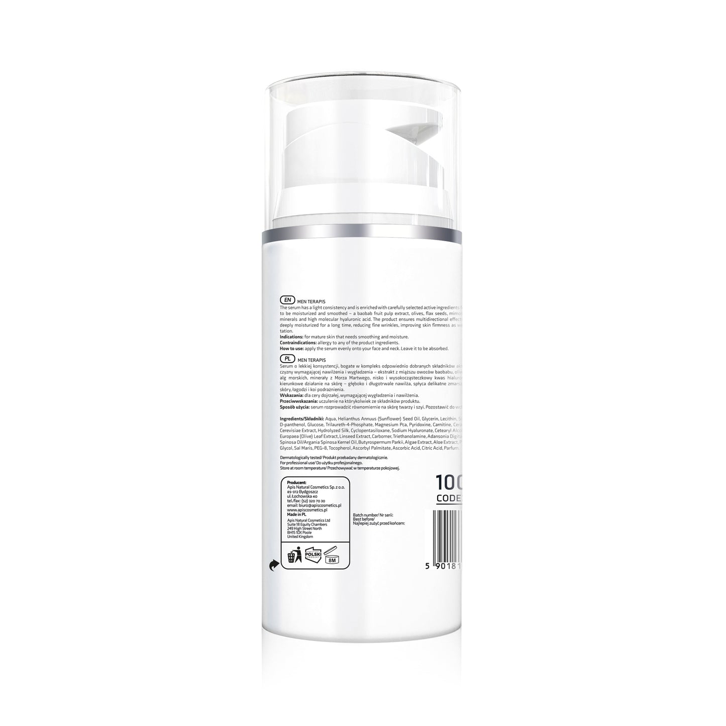Apis MEN TERAPIS Moisturising Serum for Men | 100ml