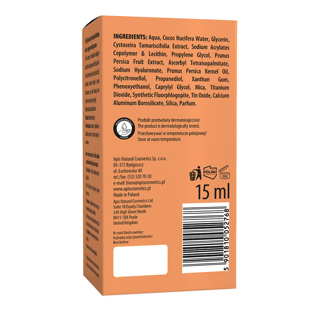 Apis Peachy Skin Illuminating Glow Serum | 15 ml