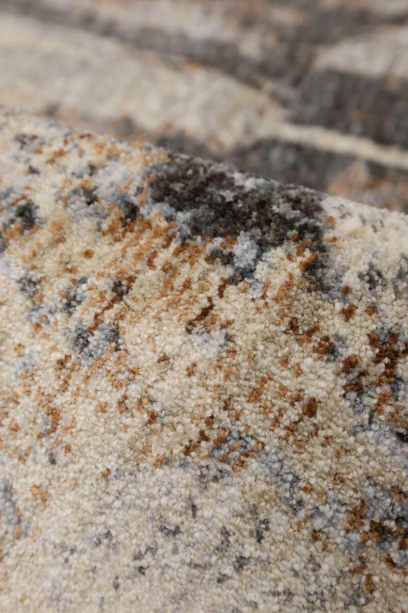 Aspre Shades Lines Rug – Brown Striped