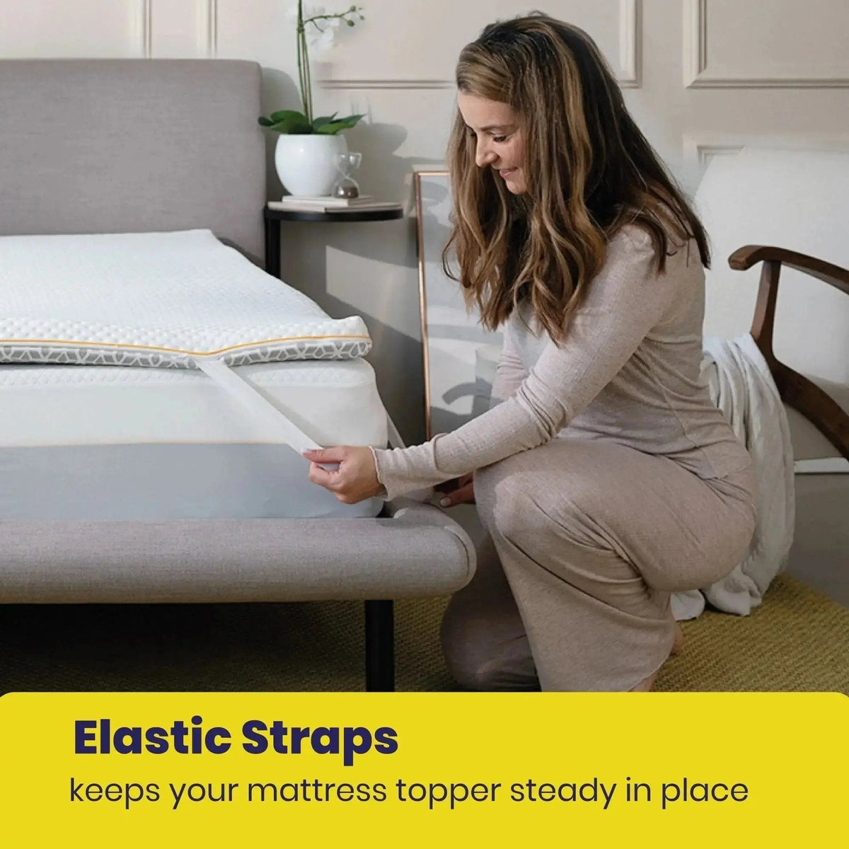 Brightr® Aurora Best Memory foam Mattress Topper for Back Pain, 5cm