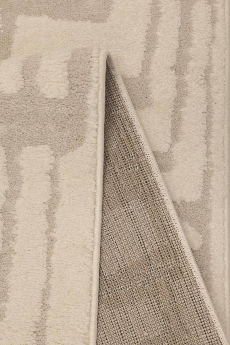 Ava Pave Wave Illusion Rug – Cream Abstract