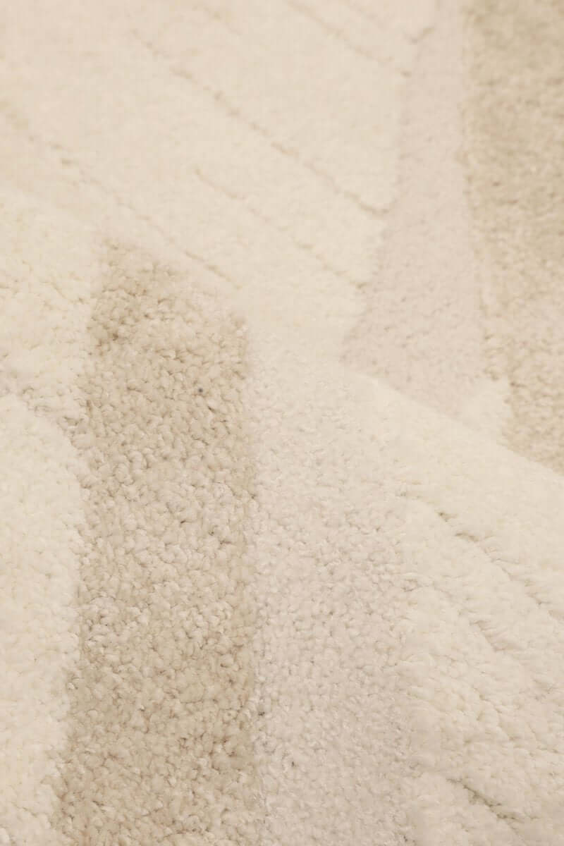 Ava Pave Wave Illusion Rug – Cream Abstract