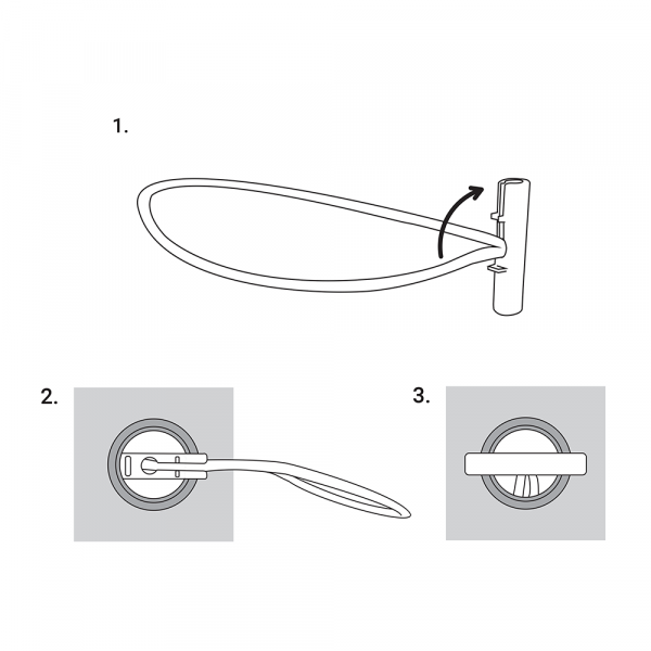 Bungee Cord with T Bar 6in - Pack of 10 Outdoor Cover Waterproof Sheet