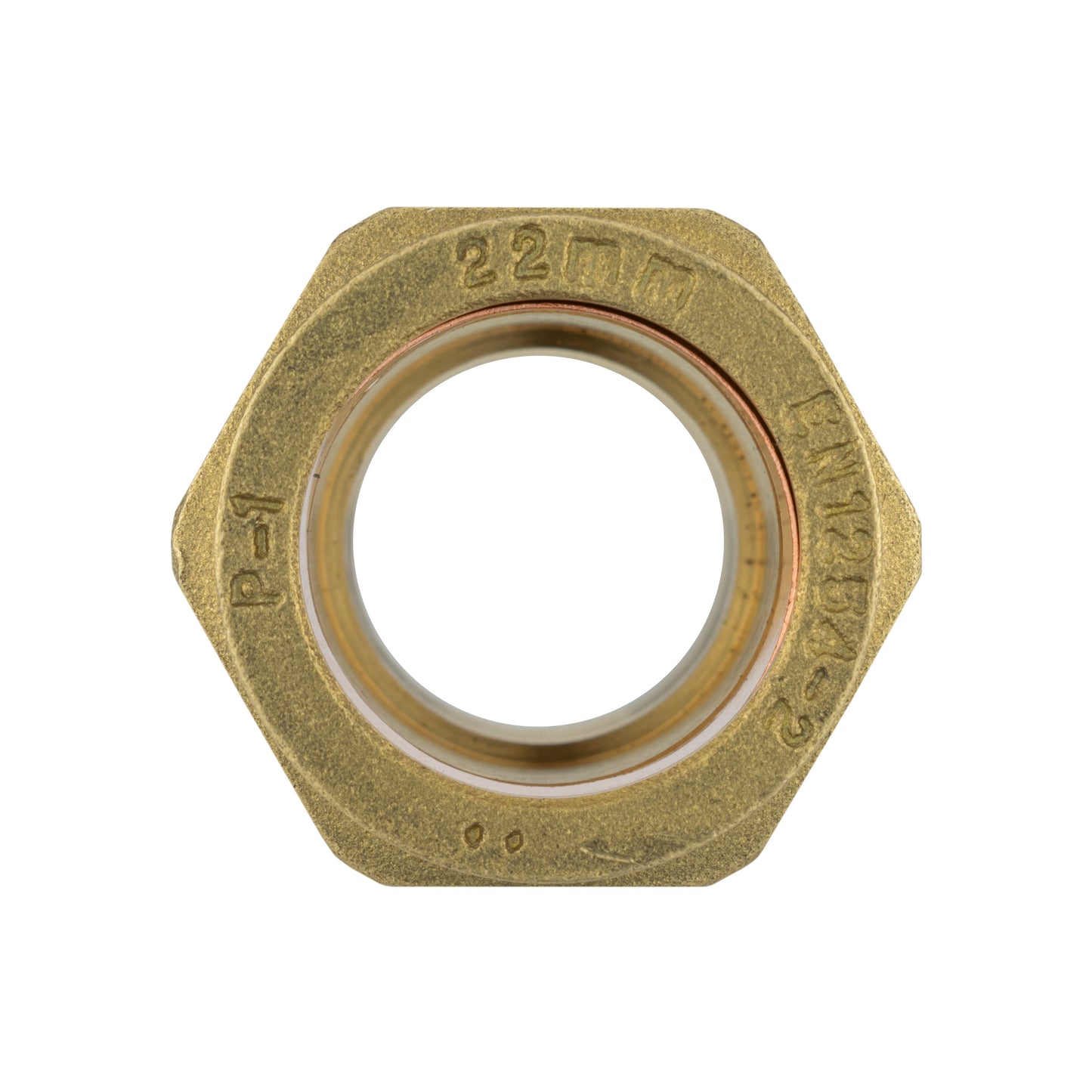 Brass Compression Straight 22mm - 3/4in BSPM Water Connector Brass Water Fitting