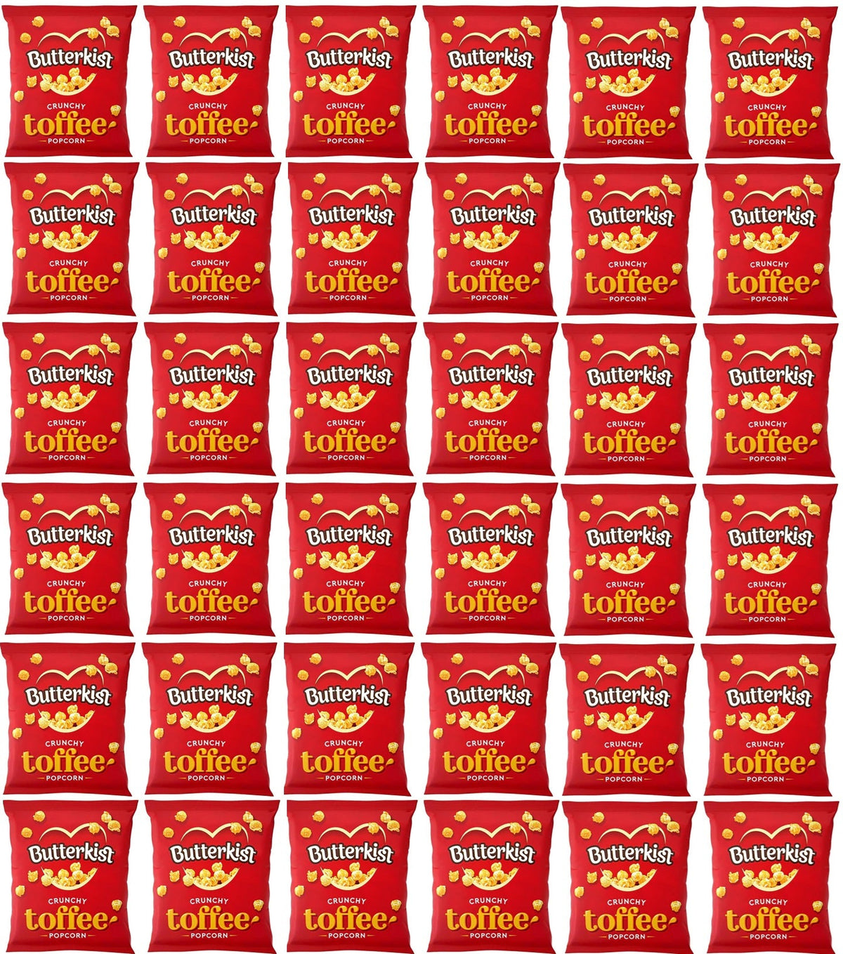 36 x Butterkist Popcorn Toffee 20G