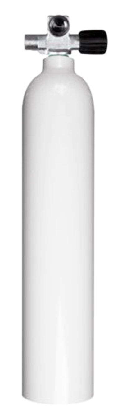 BTS 3 Litre 232 Bar Black Luxfer Aluminium Cylinder with Right Hand DIN Valve & Blanking Plug S16416651