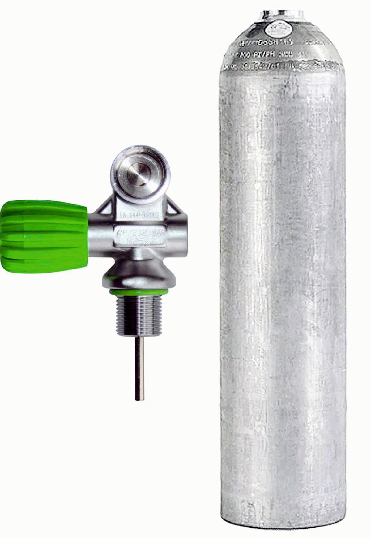BTS 7 Litre 200 Bar Natural Luxfer Aluminium Cylinder with M26 Valve S16216509