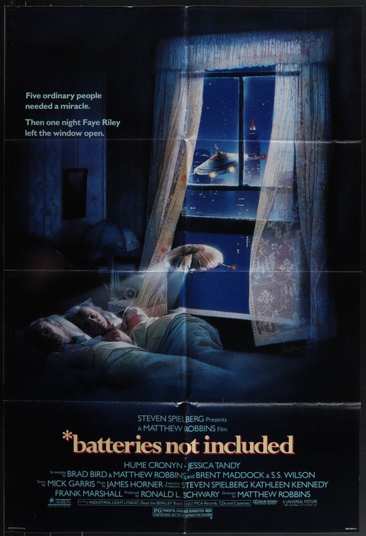 Batteries Not Included (1987) Original US One Sheet Movie Poster
